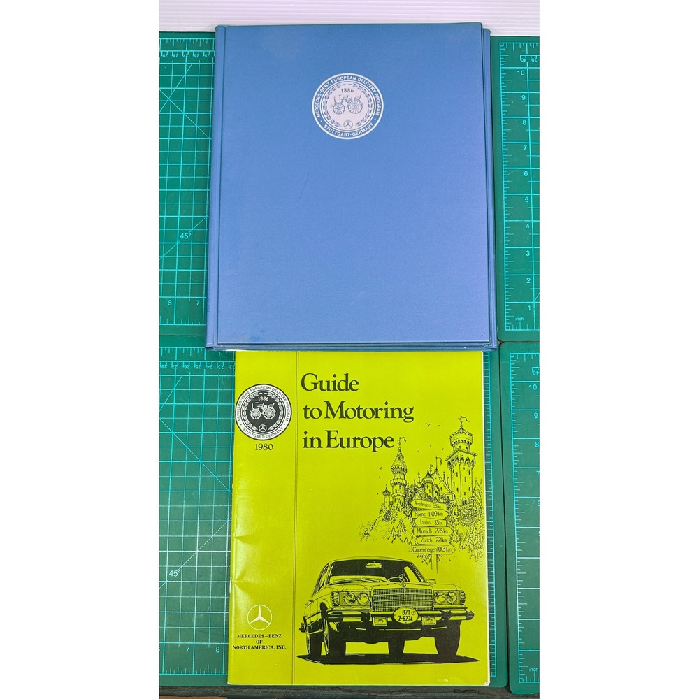 1980 Mercedes European Delivery Program Guide to Motoring Binder Kit W123 R107